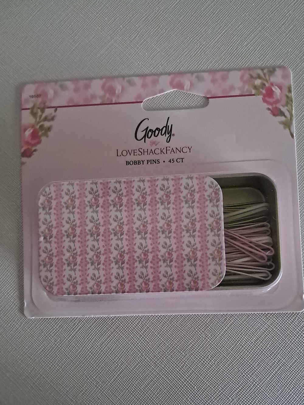 LoveShackFancy Pink and Cream Floral Bobby Pins Set